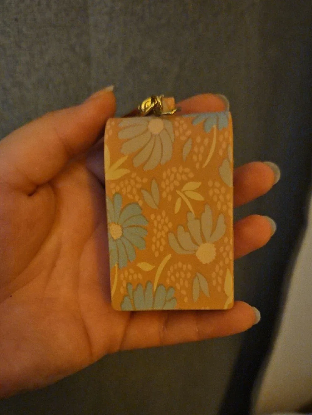 Pink Floral Mini Pocket Back Holder